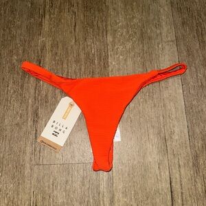 NWT Billabong Orange Tanlines Maya Bikini Bottom - Small